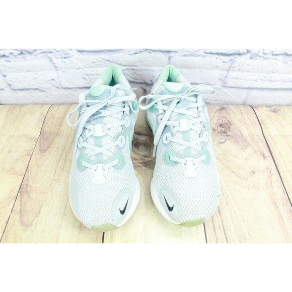 Nike Renew Run Shoes Sneakers CK6360-007 Sky Gray Turquoise Size 7.5 - Picture 4 of 9